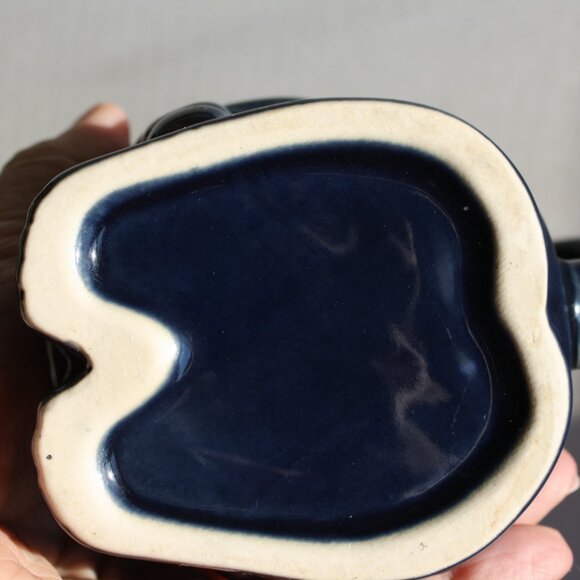 Vintage Tiki Mug Navy Blue tiki mug Tiki party NBU - Picture 4 of 6